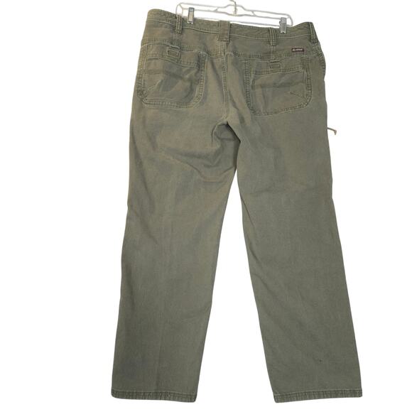 Legendary Outfitters Mens 40X32 Jeans Olive Green Denim Stretch Utility Gorpcore - Picture 7 of 16
